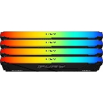 Оперативная память Kingston Fury Beast, DDR4, 32GB (4x8GB), 3200MHz, CL16, DIMM, с радиатором, RGB, черный, фото3