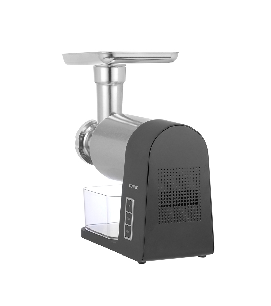 Мясорубка электрическая Centek CT-1607 серый, 3000 Вт, 3.0 кг/мин, реверс, металлический лоток, насадки - 5
