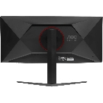Монитор 34' AOC CU34G4 VA 3440x1440, 180 Гц, 0.5 мс, 21:9, 300 кд/м², HDMI 2.0, DP 1.4, 3.5 Jack, HDR10, FreeSync Premium, Adaptive-Sync, изогнутый экран (1500R), черный/красный, фото15