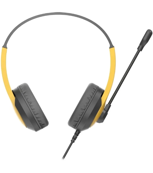 Гарнитура A4Tech Fstyler FH100U желтый/черный, проводная