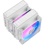 Кулер Ocypus Delta A62 WH ARGb белый 260W/All Intel/AMD AM*/2 fans/Screws, фото7