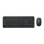 Комплект клавиатура+мышь Logitech Wireless Combo MK250 Compact беспроводной, Bluetooth, 1000 DPI, чёрный, фото 1
