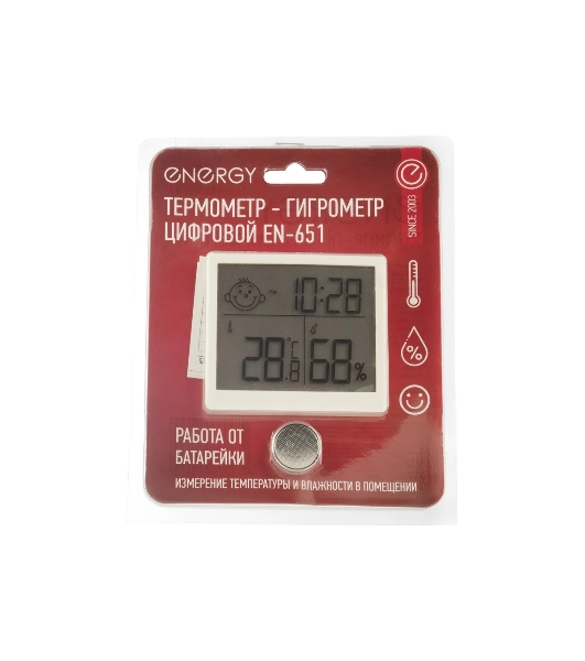 Термометр-гигрометр цифровой Energy EN-651 (110831)