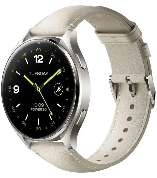 Умные часы Xiaomi Watch 2, 1.43' AMOLED, Bluetooth, 5ATM, белый / серый