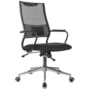 Кресло Бюрократ CH Balance-LUX KM-01 черный, сетка