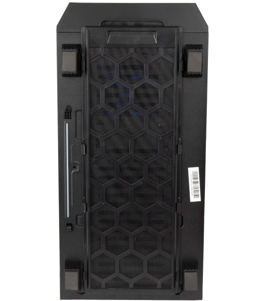 Компьютерный корпус Hiper PB81 черный без БП ATX 3x120мм 2xUSB2.0 2xUSB3.0 audio bott PSU