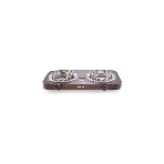 Плита настольная электрическая Centek CT-1509 Siberia коричневый, 2 кВт, ТЭН, конфорки - 2, эмаль, поворотные переключатели, фото 1