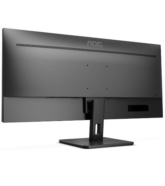 Монитор 34' AOC U34E2M VA 3440x1440, 100 Гц, 4 мс, 21:9, 300 кд/м2, 2xHDMI, 1xDP, 1x3.5 мм, черный