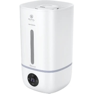 Увлажнитель воздуха Royal Clima PRIMAVERA RUH-PV350/5.0E-WT белый, 35 м², 5 л, ультразвуковой, производительность 350 мл/ч, гигростат, ароматизация, сенсорное управление, подсветка