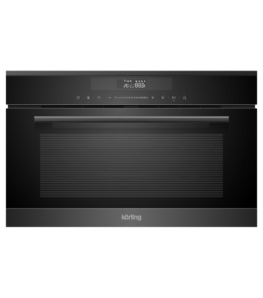 Встраиваемая микроволновая печь Korting KMI 830 GNBX черный, 34 л, 900 Вт, переключатели - сенсор