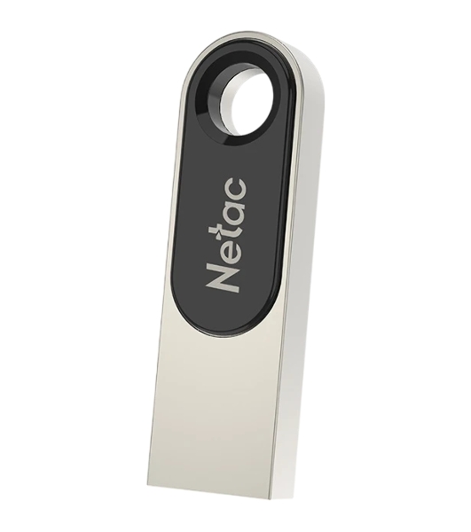 Флешка USB Netac U278 (NT03U278N-016G-32PN), 16Gb, USB 3.0, R/W 90/45, серебристый/черный
