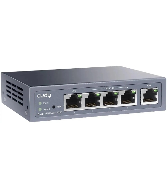 Маршрутизатор Cudy R700, 1×WAN + 3×WAN/LAN + 1×LAN