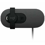 Веб-камера Logitech Brio 105 1920x1080, 30 кадр/с, USB Type-A, микрофон (шумоподавление), шторка приватности, автоосвещение, универсальное крепление, фото4