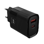 Сетевое зарядное устройство MORE CHOICE (4620202555557) NC81i СЗУ 1USB+1Type-C 3.0A PD 20W+ QC3.0, черный, фото3