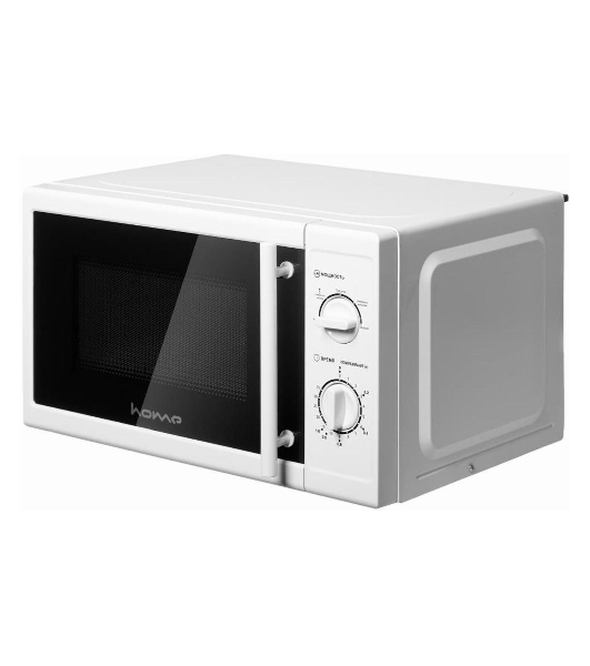 Микроволновая печь HOME HMM207СW белый, 20 л, 700 Вт, переключатели - поворотный механизм