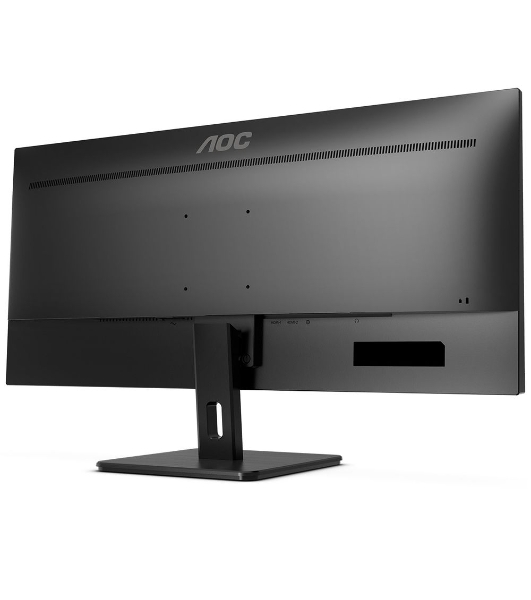 Монитор 34' AOC U34E2M VA 3440x1440, 100 Гц, 4 мс, 21:9, 300 кд/м2, 2xHDMI, 1xDP, 1x3.5 мм, черный
