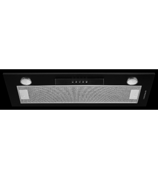 Вытяжка встраиваемая Kuppersberg Inlinea 70 BX черный/нержавеющая сталь, 70 см, 1300 куб. м/ч, 41 дБ