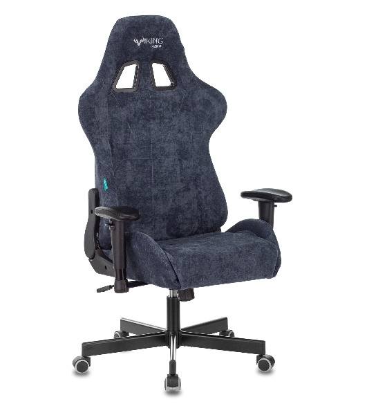 Кресло Бюрократ VIKING KNIGHT LT27 FABRIC синий, ткань, 120 кг, механизм качания