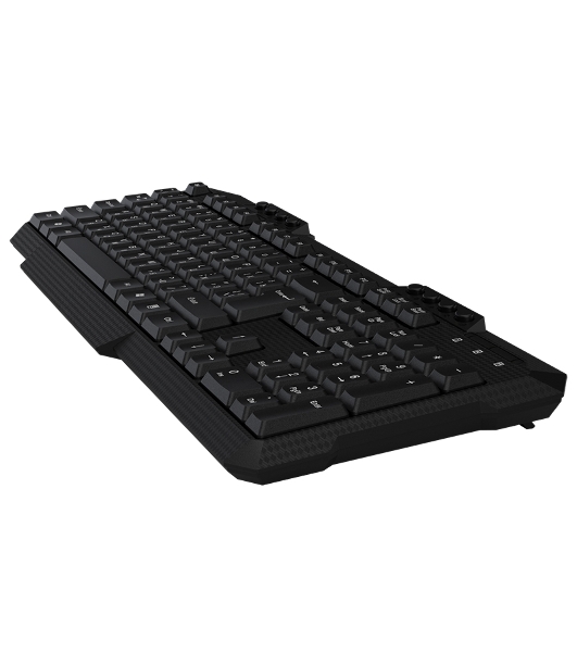 Комплект клавиатура+мышь Maxvi KWS-06 Combo беспроводной, USB, 1600 DPI, чёрный