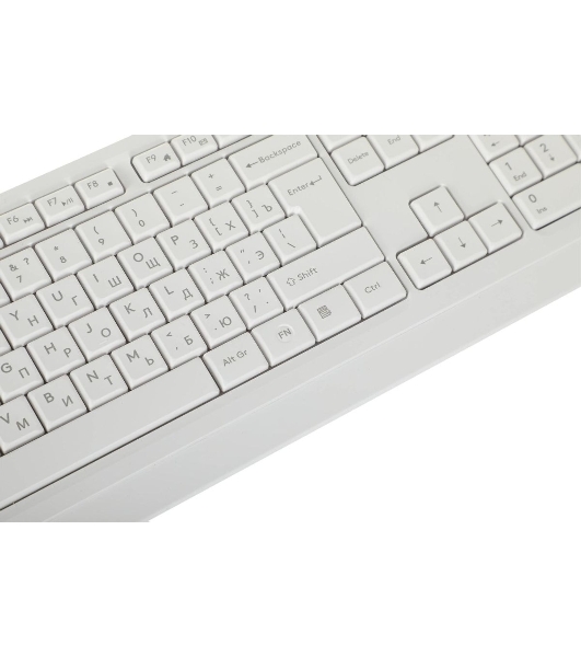 Комплект клавиатура+мышь A4Tech FStyler FG1012 беспроводной, USB, 1200 DPI, белый