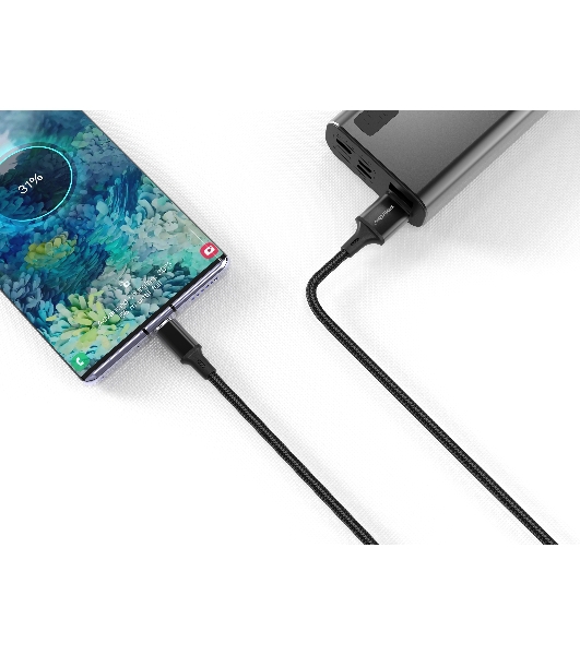 Кабель Smartbuy S14 MicroUSB черный, 3 А, 2 м