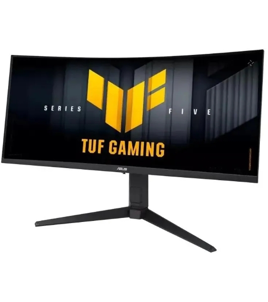 Монитор 34' Asus VG34WQML5A VA 3440x1440, 250 Гц, 1 мс, 21:9, 400 кд/м², HDMI 2.0 x2, DP 1.4, USB Hub, 3.5 Jack, динамики, черный