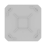 Коробка ответвительная DKC 53800R с 8+2 каб. вводами d25/20мм IP55 100х100х50мм (розница), фото4