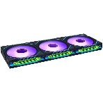 Вентилятор для корпуса Lian-Li Uni Fan SL-INF Wireless 120 ARGB 120х124.5x28 черный 4-pin 29.2дБ (упак.:3шт) (G99.12SLIN1W3B.R0) Ret, фото 1