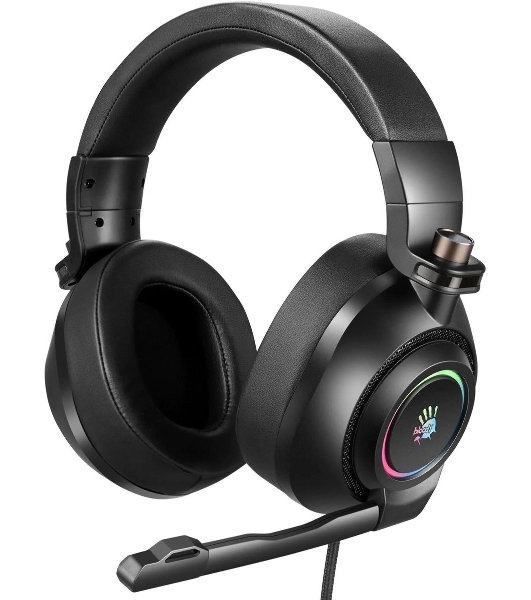 Гарнитура Bloody G580 чёрный, проводная, подсветка