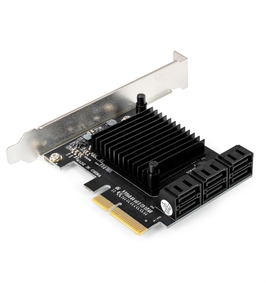 Контроллер ExeGate EXE-516 (PCI-E x4 v3.0, SATA3 6Gb/s, 6 int, ASMedia Chipset ASM1166)