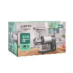 Мясорубка электрическая Centek CT-1607 серый, 3000 Вт, 3.0 кг/мин, реверс, металлический лоток, насадки - 5, фото12