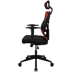 Кресло Aerocool GUARDIAN Champion красный, сетка, 150 кг, подголовник, регулируемые подлокотники, механизм качания, поясничная подушка, фото9