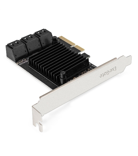 Контроллер ExeGate EXE-516 (PCI-E x4 v3.0, SATA3 6Gb/s, 6 int, ASMedia Chipset ASM1166)