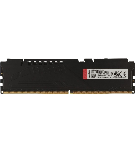 Оперативная память Kingston Fury Beast, DDR5, 32Gb (2x16Gb), 6000MHz, CL36, DIMM, с радиатором, черный