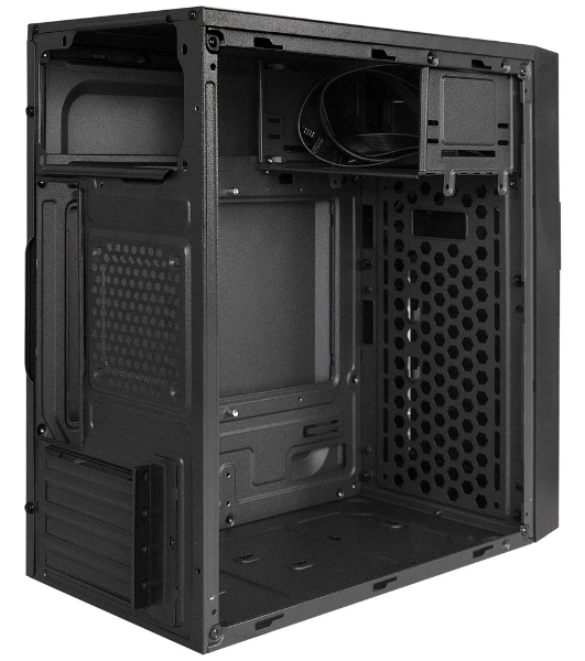 Компьютерный корпус Minitower ExeGate BAA-105U2-01-UNS400 (mATX, БП UNS400 с вент. 12см, 2*USB+2*USB 3.0, аудио, черный)