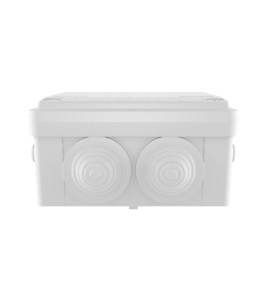Коробка ответвительная DKC 53801 с 6 кабельными вводами д.25мм IP55 100х100х50мм