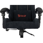Кресло A4Tech Bloody GC-560 черный, ткань, 150 кг, подголовник, регулируемые подлокотники, механизм качания, фото4