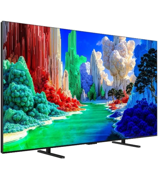 Телевизор TCL 85' 85A400 черный QLED UHD 144Hz Smart TV Google TV 3GB/32GB