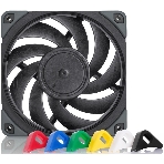 Вентилятор корпусной Noctua NF-A12x25 PWM chromax.black, 120 мм, 450-2000 об/мин, 22.6 дБ, 4-pin PWM, без подсветки, черный, фото 1