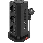 Сетевой фильтр QUMO Power Tower PRO PD 8SP4U (P-0004), фото 1