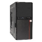Компьютерный корпус Minitower ExeGate BA-204U-UNS400 (mATX, БП UNS400 с вент. 12см, 2хUSB+2хUSB 3.0, аудио, черный), фото 1