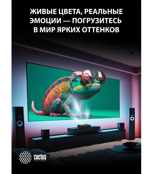 Проектор Cactus CS-U1.SG DLP 27200Lm (3840x2160) 800000:1 ресурс лампы:25000часов 2xUSB typeA 2xHDMI 9.7кг