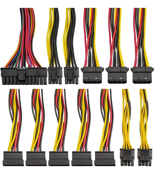 Блок питания ExeGate 850NPX (EX292244RUS-PC), 850W, (ATX, PC, 12cm fan, 24pin, 2x(4+4)pin, 2xPCI-E, 5xSATA, 3xIDE, черный, кабель 220V в комплекте 1,8м)
