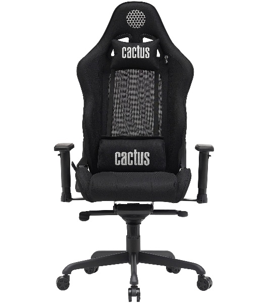 Кресло Cactus CS-CHR-MC04-BBK черный, экокожа