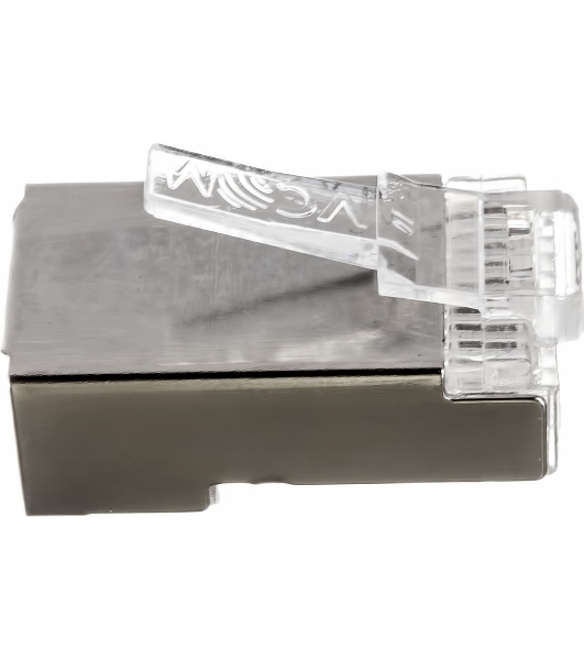 Коннектор VCOM RJ45 8P8C для FTP кабеля 5 кат. экранированные, 20 шт,