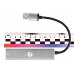 Переходник VCOM USB 3.0 -->RJ-45 1000Mbps+3 USB3.0, Aluminum Shell, 0.2м DH312A, фото3