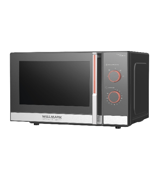 Микроволновая печь Willmark WMO-231MG серый, 23 л, 800 Вт, переключатели - поворотный механизм