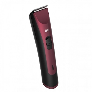 Триммер BQ TR1005 Burgundy. Мощность 3 Вт/Время зарядки до 10 часов/Время беспроводной работы 60 минут/Электропитание 110-240 В, 50-60 Гц/Самозатачивающиеся лезвия/Индикатор заряда батареи/Гребень 5, 3, 7, 9, 11 мм'