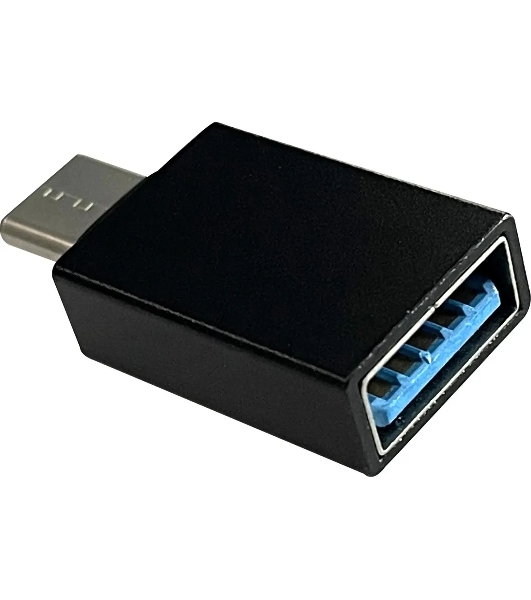 Адаптер Buro USB A(f) USB Type-C (m) черный