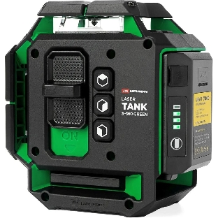 Уровень лазер. Ada LaserTANK 3-360 2кл.лаз. 515нм цв.луч. зеленый 3луч. (А00633)